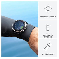 Garmin Descent Mk3i 43 mm Carbon Gray DLC Titanium with Black Silicone Band