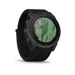 Garmin Enduro 3 51mm Solar Sapphire Carbon Gray DLC Titanium with Black UltraFit Nylon Strap