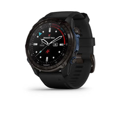 Garmin Descent Mk3i 51 mm Carbon Gray DLC Titanium with Black Silicone Band