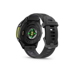 Garmin Forerunner 970 Smartwatch Carbon Gray DLC Titanium with Black Case and Black/Translucent Whitestone Band