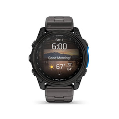 Garmin D2 Mach 2 51mm Smartwatch Carbon Gray DLC Titanium with Vented Titanium Bracelet