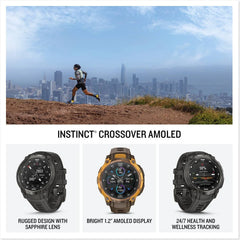 Garmin Instinct Crossover AMOLED GPS Smartwatch