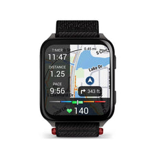 Garmin Venu X1 Black Smartwatch with Slate Titanium Caseback and Black Comfort Fit Nylon Band