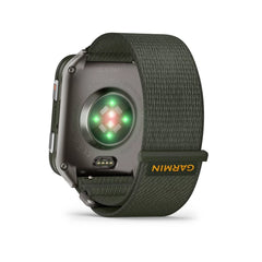 Garmin Venu X1 Moss Smartwatch with Titanium Caseback and Moss Comfort Fit Nylon Band