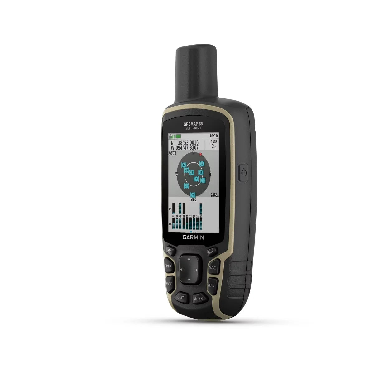 Garmin 2.6" GPS with Built-In Bluetooth - GPSMAP 65: Handheld, 16-Hour Battery Life