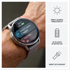 Garmin Venu 4 Smartwatch with Silicone Band