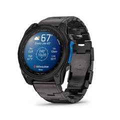 Garmin D2 Mach 2 51mm Smartwatch Carbon Gray DLC Titanium with Vented Titanium Bracelet