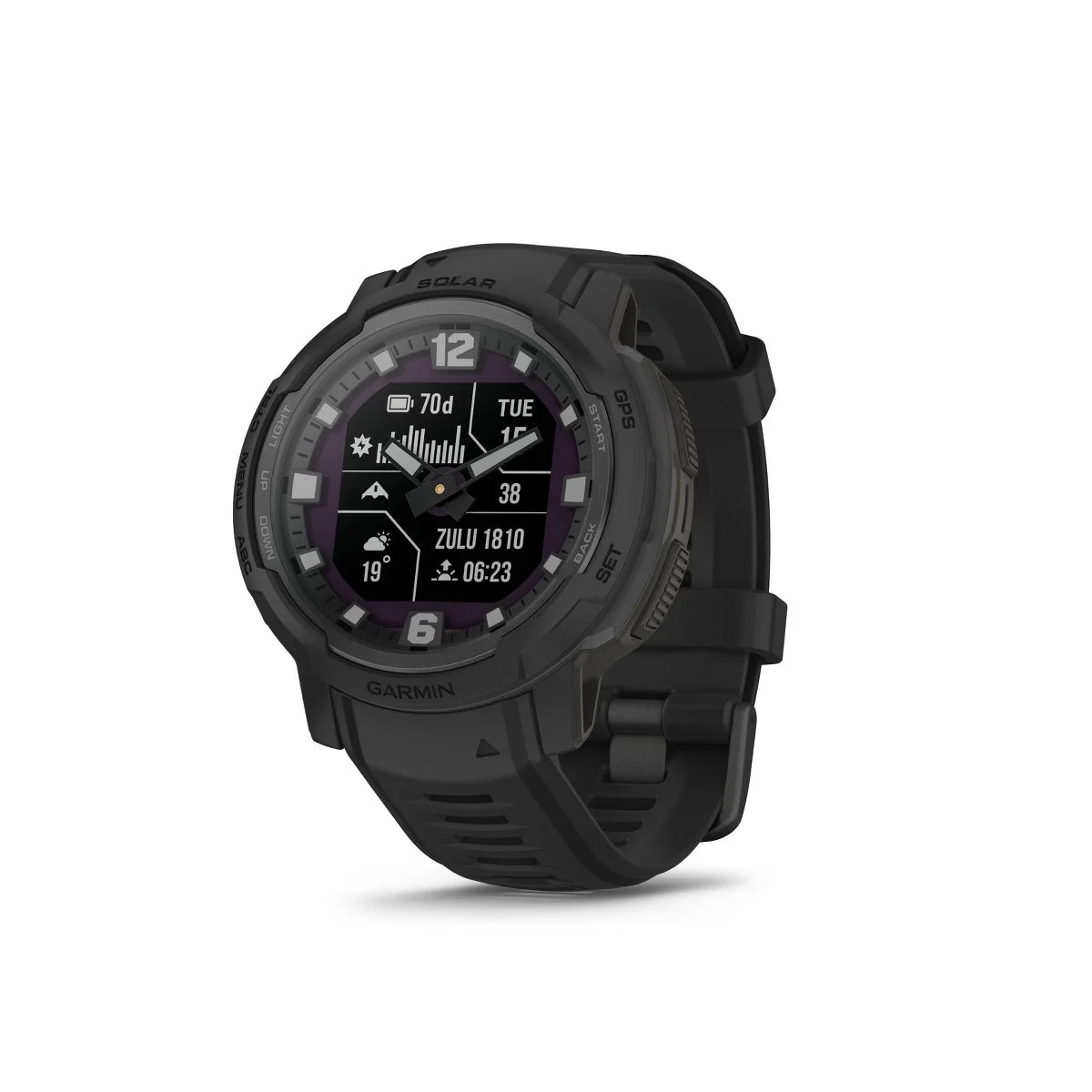 Garmin Instinct Crossover Solar GPS Smartwatch Tactical Edition Black