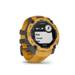 Garmin Instinct 3 50 mm Solar GPS Smartwatch Sunburst with Sunburst/Gray Band