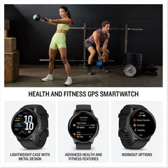 Garmin Venu 4 Smartwatch with Silicone Band