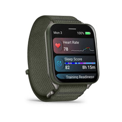 Garmin Venu X1 Moss Smartwatch with Titanium Caseback and Moss Comfort Fit Nylon Band