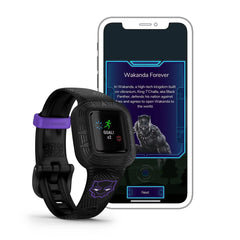 Garmin vivofit jr. 3 Kid's Fitness Tracker - Black Panther Special Edition
