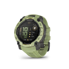 Garmin Instinct 3 50 mm AMOLED GPS Smartwatch Fern Green with Fern Green Band